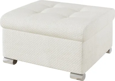 Produktbild von MIRJAN24 Polsterhocker Niko Klein, Stilvoll Sitzhocker vom Hersteller, Moderne Hocker (Farbe: Flow 06)