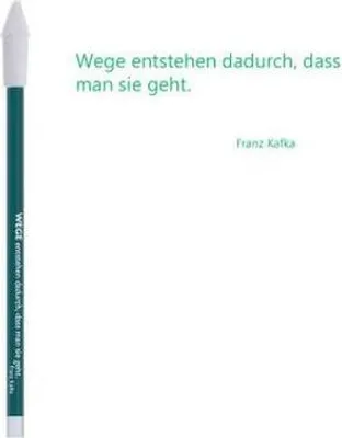 Produktbild von Bleistift Franz Kafka grün HB mit Radierkappe