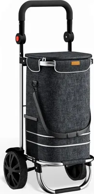 Zdjęcie produktu dla Torba na zakupy na kółkach EASY, 50l, czarna