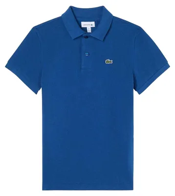Obrázek produktu pro Lacoste – polokošile pro chlapce, Piqué GT13084 (164) (šedomodrá)