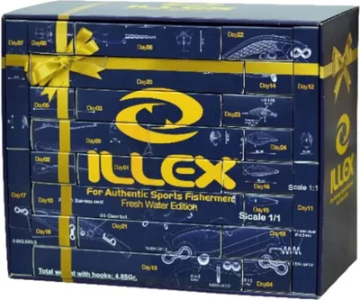 Produktbild von Illex Adventskalender FW Süßwasser-Edition Weihnachtskalender Geschenk für Angler