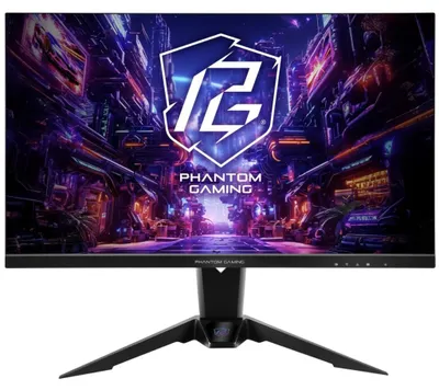 Produktbild von Asrock PG27QFW2A, 68,6 cm (27"), 2560 x 1440 Pixel, Quad HD, LCD, 1 ms, Schwarz