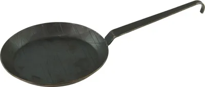 Produktbild von Schmiedeeiserne Brat- und Servierpfanne 1 Stück Ø 20 cm mit Hakenstiel