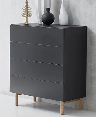Produktbild von Kommode Standschrank Anrichte Schubladenkommode Beistellschrank "Redditch I" Anthrazit