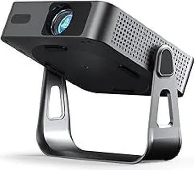Produktbild von Smart Beamer Offizielle App Mini Projektor 4K mit Autofokus ? Trapezkorrektur, VOPLLS 700ANSI 1080P Full HD WiFi6 Bluetooth Beamer Klein Heimkino/Outdoor Projector für Handy (Schwarz)