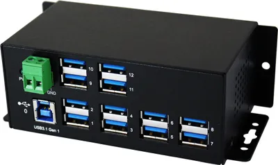 Immagine prodotto di EXSYS HUB USB 3.0 a 10 porte 15KV 3.0/3.1