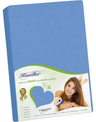 Productafbeelding van Jersey lakens - Blauw - 90x200