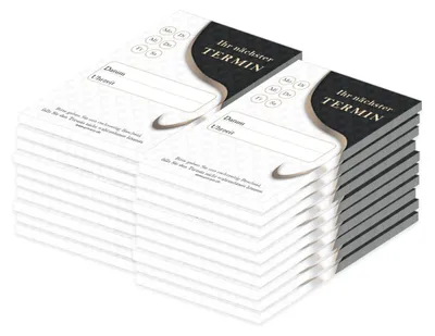 Produktbild von PRICARO Terminblock Friseur "Elegant", (20er Pack)