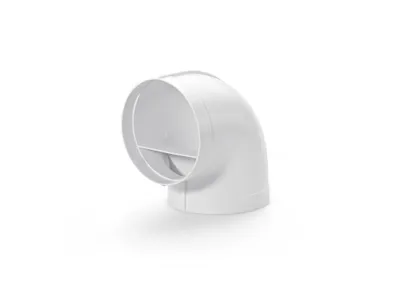 Produktbild von Naber R-RBV flow 150 Rohrbogen 90°, weiß  - Lüftungstechnik