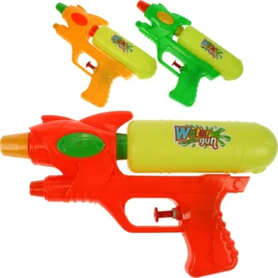 Produktbild von 3er Set Wasserpistole mit 100 ml Wasser Tank Spritzpistole Wassergewehr 20cm Spielzeug Wasserspritzpistole 0,1l Fassungsvermögen