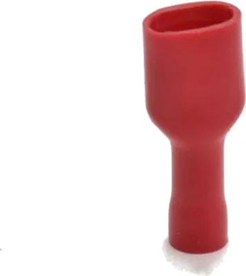 Produktbild von Flachsteckhülse 6.3x0.8mm 0.5-1.5mm² isoliert Rot 25 Stück zur Kabelmontage