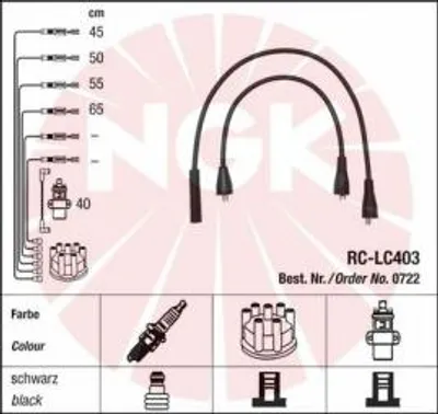 Produktbild von Zuendltg-Satz Rc-Lc403