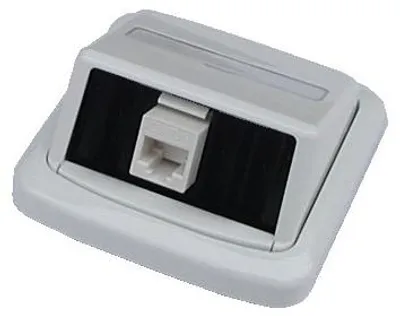 Produktbild von Tango Datenbuchse UTP CAT5E 1xRJ45 WHkey weiß