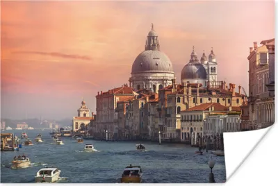 Produktbild von MuchoWow® Poster Italien - Venedig - Canal Grande 90x60 cm - Schlafzimmer