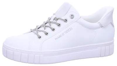 Produktbild von MARCO TOZZI Damen Sneaker mit Plateau und Metallic Glanz 2-23741-46, Größe:41 EU, Farbe:Weiß