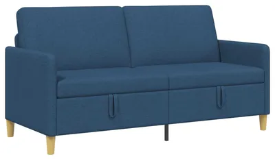 Produktbild von vidaXL Sofa mit Stauraum Blau 172 x 78 x 87 cm Polyester