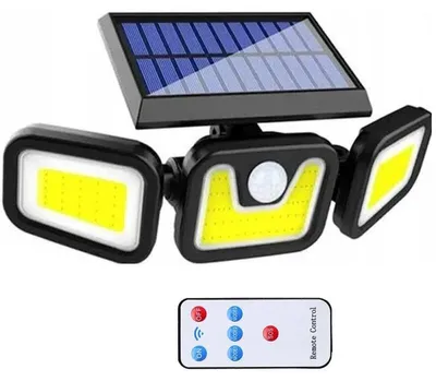 Obrázok produktu pre Verk 12282 Solárne 103 COB LED osvetlenie s PIR senzorom pohybu, IP67, 2400 mAh