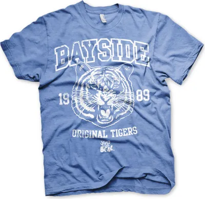 Produktbild von Bayside 1989 Original Tigers T-Shirt - Medium - Blue-Heather
