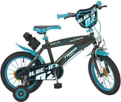 Zdjęcie produktu dla Obręcz chłopięca Dotmall Blue Ice 14 cali 23,5 cm hamulec czarny/niebieski