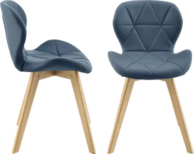 Image de [en.casa] Chaise de salle à manger Älmhult (lot de 2) 81x57 cm