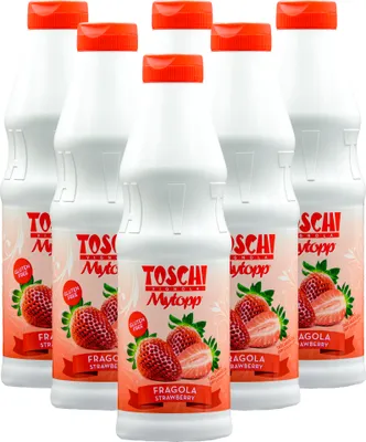 Produktbild von Dessert-Soße-ERDBEERE Topping-Eis-Sauce von TOSCHI 6x 1KG