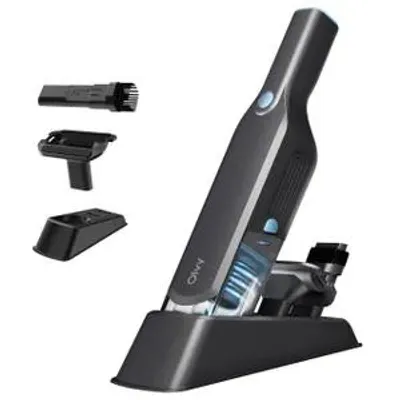 Productafbeelding van Olvy handstofzuiger, accuvoeding, zonder zak, mini stofzuiger met borstelloze motor, inclusief opzetstukken, ideaal voor auto, bank, meubels en dierenharen