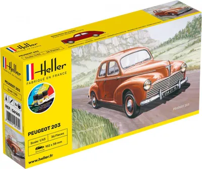 Produktbild von Heller STARTER KIT Peugeot 203 1:43