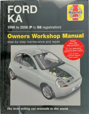 Immagine prodotto di Ford Ka 96 08 P To 58 – Lingua: Inglese