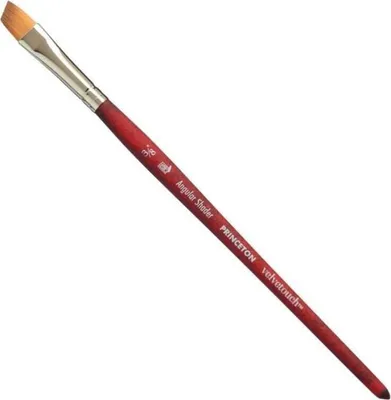 Zdjęcie produktu dla Princeton Brush Velvetouch Multi-Technique Synthetic Angle Shader Pędzel płaski 3/8 1 szt.