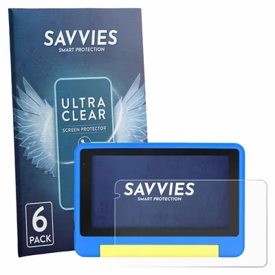 Produktbild von 6x Für Bufo Kids Tablet 7" Schutzfolie Savvies Displayschutz Display Schutz Folie Klar Transparent