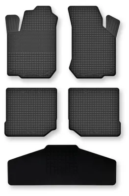 Zdjęcie produktu dla Dywaniki gumowe z tunelem do Audi A3 8L 1996-2001 (hatchback) – 5 szt., czarne, dobierane – Wielganizator Semi-Universal