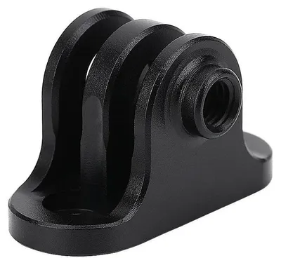 Imagen del producto de Soporte para cámara en ciclocomputador, abrazadera metálica, adaptador para cámara