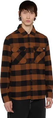 Produktbild von Dickies Sacramento Langarmhemd Braun S Mann Braun S