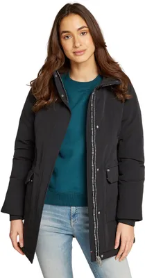 Productafbeelding van Tommy Jeans damesparka met capuchon, zwart (Black), maat XXS