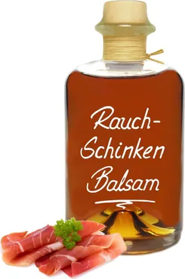 Produktbild von Barbecue BBQ Rauch Schinken Balsam Essig - Spezialität 0,7L kräftig deftig & herzhaft 5% Säure