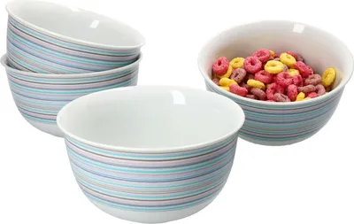Produktbild von Ritzenhoff Doppio Circle 4er Set Bowl-Schalen 450ml Müsli Salat Dessertschüssel