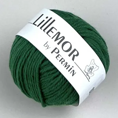 Obrázok produktu pre Lillemor by Permin - organická Vlna pre bábätká, deti a dospelých (18 forest green)