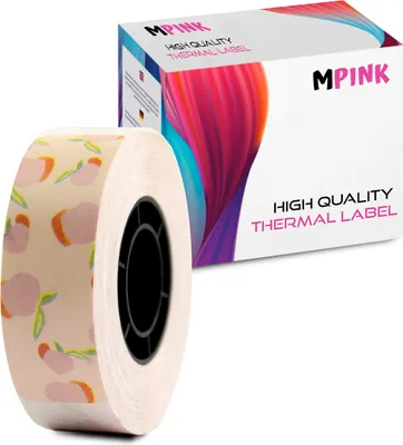 Obrázek produktu pro Papír pro tiskárnu štítků Papírová role pro přenosnou tiskárnu štítků Sweet Peach