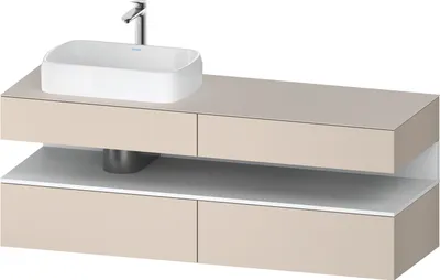 Produktbild von DURAVIT QA4777018830000 QAT KWTU WH Eck 1600x550x600 Tp. Smt
