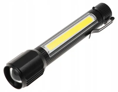 Zdjęcie produktu dla LATARKA Kieszonkowa LED ZOOM Ładowana USB Akumulatorowa 4050