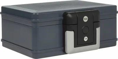 Image de Yale YFWC/154/KB1 Coffre-fort Coffre-fort portable 4 l Plastique Gris (YFWC/154/KB1)