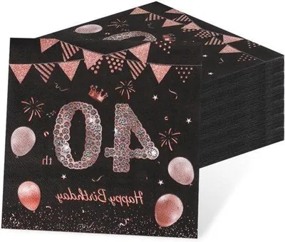 Productafbeelding van Verjaardagsset voor dames - Jubileumaccessoires - 60 stuks - Wit, 40 cm