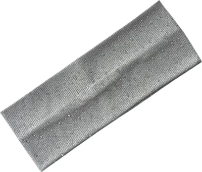 Immagine prodotto di INF Set di 2 Fasce Sportive Elastiche con Strass - Grigio Argento, Fascia Yoga