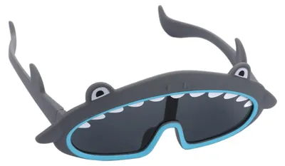 Haienförmige Partybrille – lustiges Halloween-Zubehör, 1 Stück
