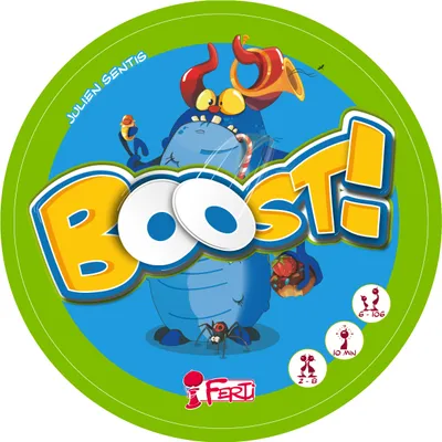 Produktbild von Boost visuelles Reaktionsspiel für 1-8 Spieler ab 6 Jahren, für die ganze Familie