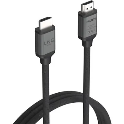 Produktbild von LINQ 8K/60Hz PRO Cable HDMI to HDMI, Ultra Certified 2m, 2 m, HDMI Typ A (Standard), HDMI Typ A (Standard), Schwarz