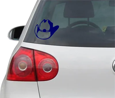 Produktbild von Aufkleber / Autoaufkleber - JDM - Die cut - COWBOY HAT - Auto, Truck, Notebook, Laptop - blau -139mmx114mm
