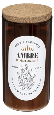 Image de Bougie parfumée en verre AMBRA, 230 g