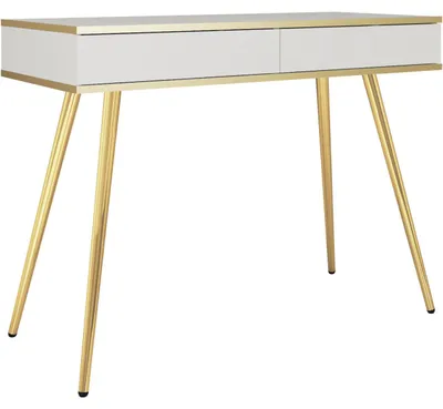 Produktbild von Schminktisch ARA T102 weiß + golden