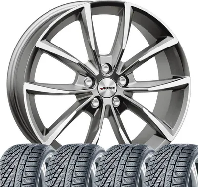 Produktbild von Kompletträder Winterräder Winterkompletträder Reifen mit Felgen Astana 7x17 ET40 5x112 kompatibel mit VW Touran Scirocco Passat Jetta Golf VIII Golf VII Golf VI G